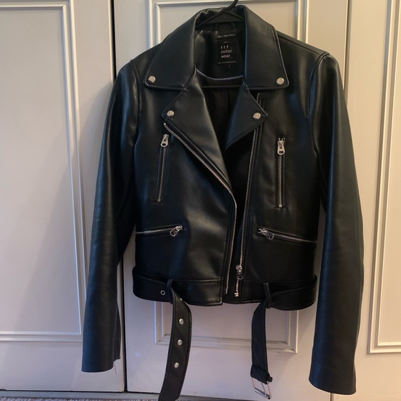 zara ladies leather jackets